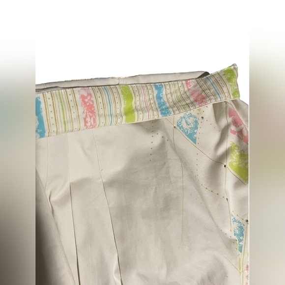 GOLF Skirt side pleated skort with argyle Light Khaki Size Small Shorts Skort - Picture 11 of 16